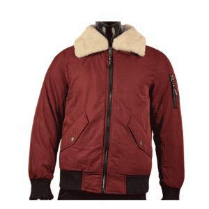 Chaquetón Granate Cuello Oso