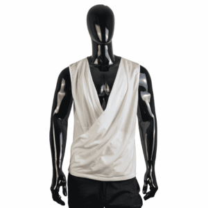 Camiseta Drapeada Blanca