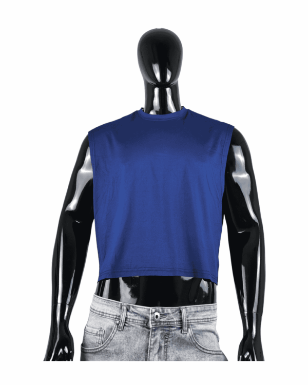 Camiseta Crop Marino