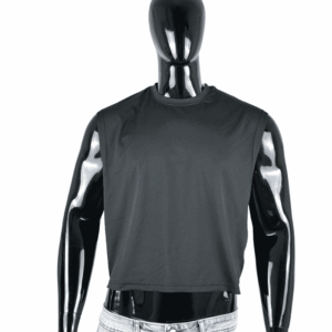 Camiseta Crop Negra
