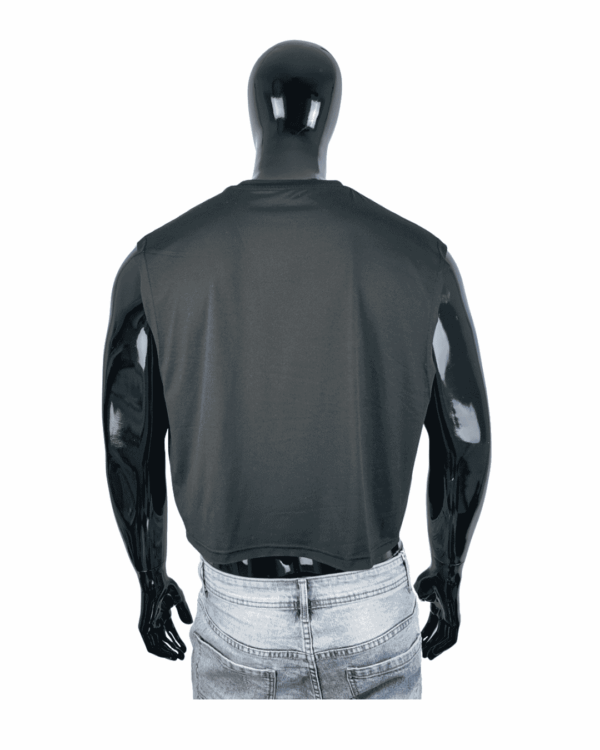 Camiseta Crop Negra - Imagen 2