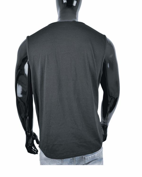 Camiseta Drapeada Negra - Imagen 2