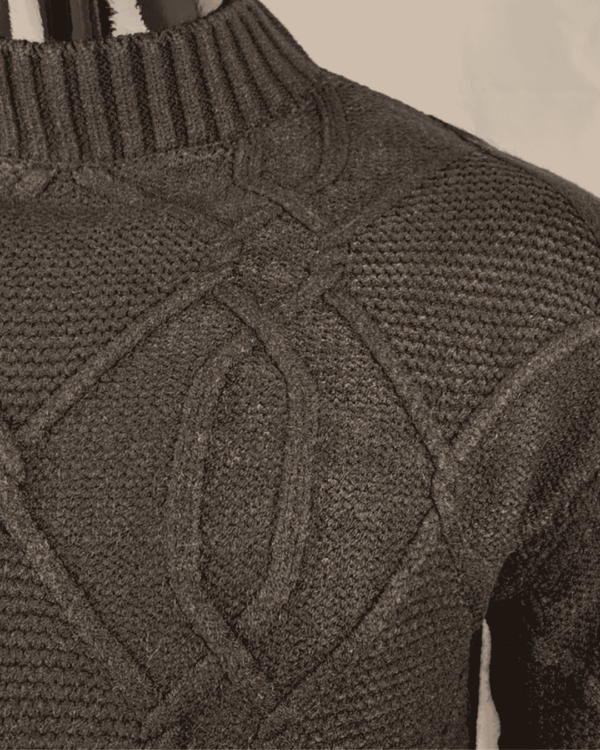 Jersey Punto Nudos Negro - Imagen 3