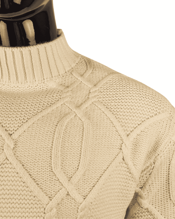 Jersey Punto Nudos Blanco - Imagen 3