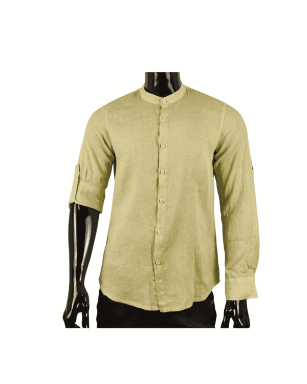 Camisa Lino Mao Manzana
