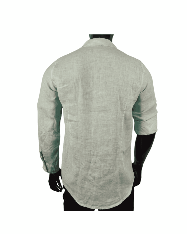 Camisa Lino Clásico Agua - Imagen 2