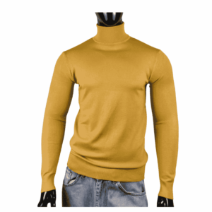 Jersey Cuello Alto Mostaza
