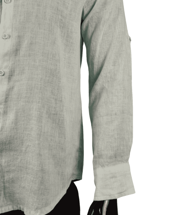 Camisa Lino Clásico Agua - Imagen 4