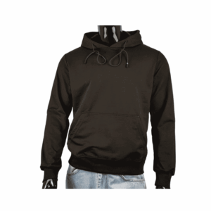Sudadera Capucha Canguro Negra