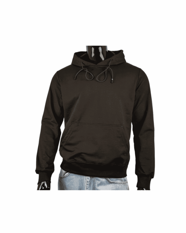 Sudadera Capucha Canguro Negra