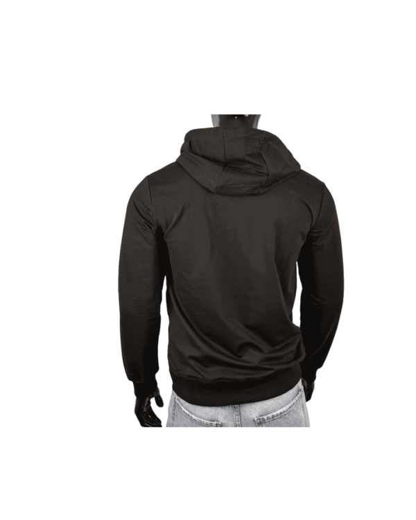 Sudadera Capucha Canguro Negra - Imagen 3