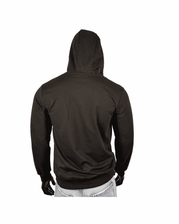 Sudadera Capucha Canguro Negra - Imagen 2