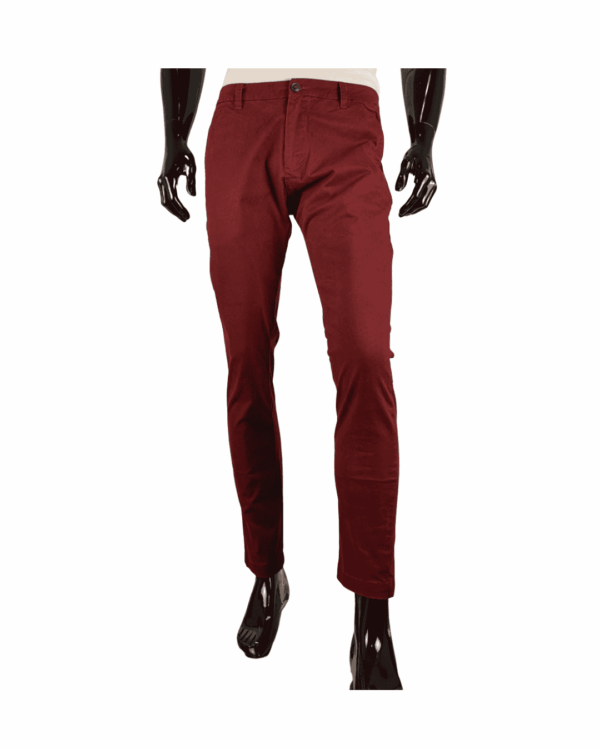 Pantalón Chino Burdeos