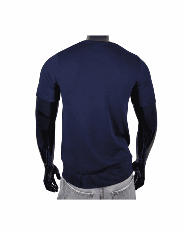 Camiseta Jersey Punto Azul Marino - Imagen 2