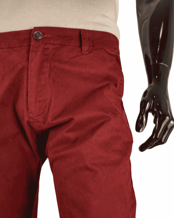 Pantalón Chino Burdeos - Imagen 3